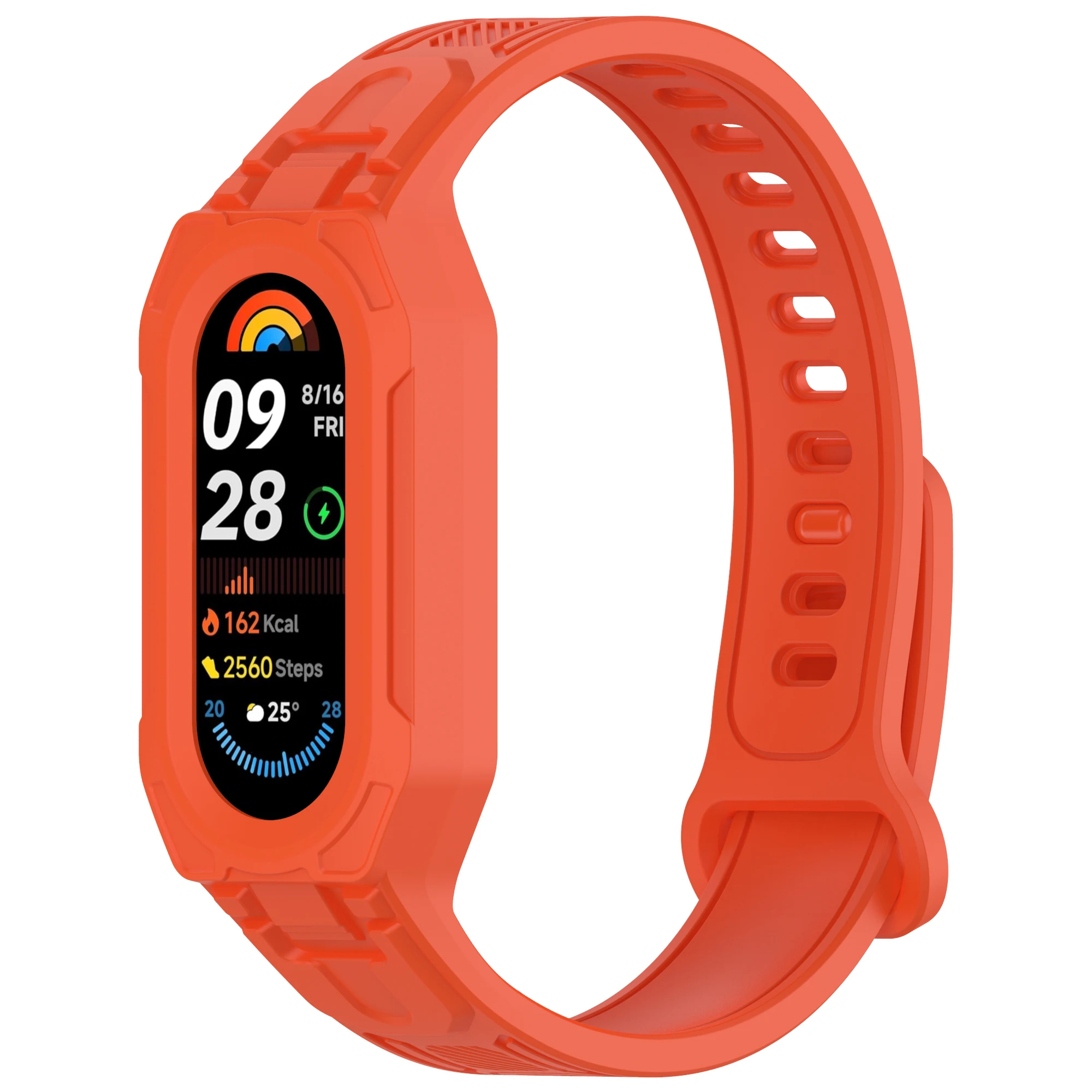 Enhanced Sport Bracelet Wristband with Silicone Strap and Case