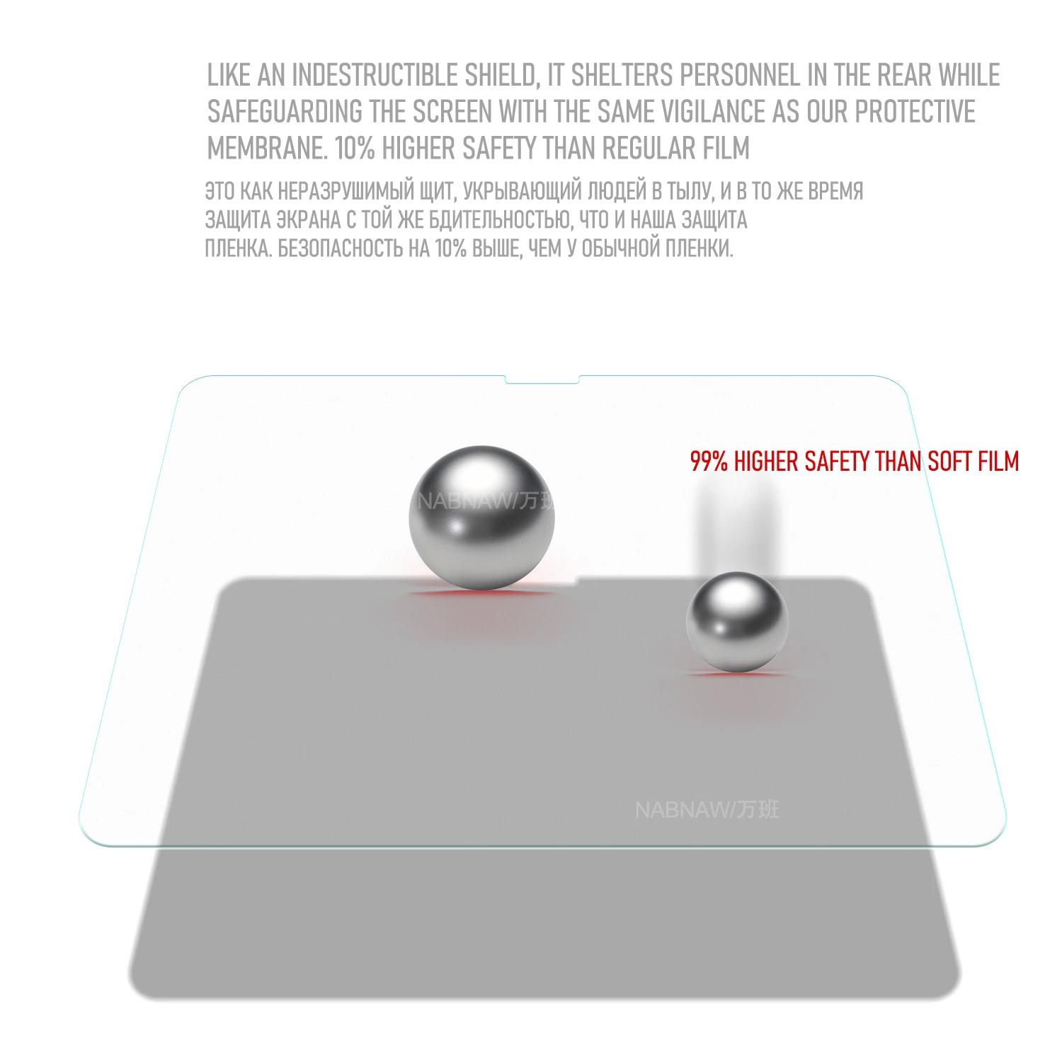 Tempered Glass Screen Protector, 13.2-inch HD, Damage-Proof, Easy Installation, 2-Pack