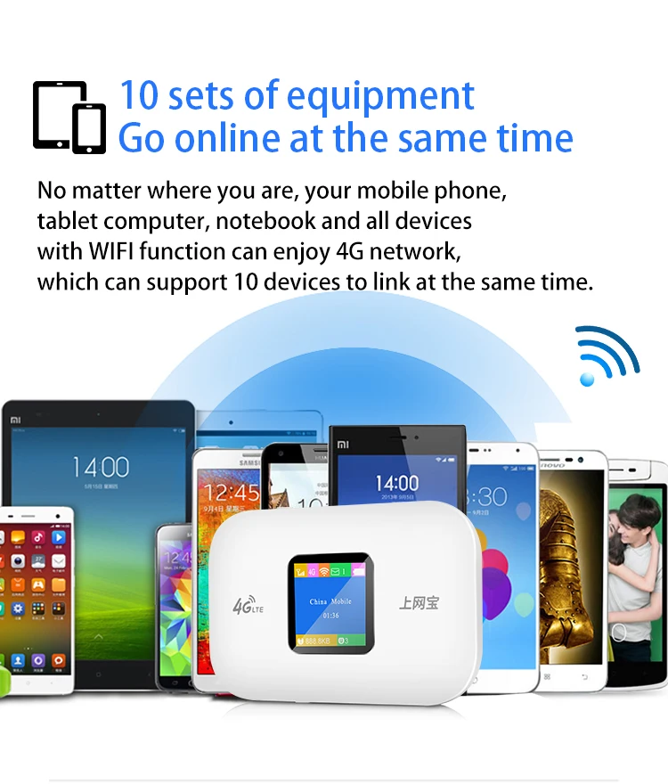 modem 4g wifi sim card bolso móvel