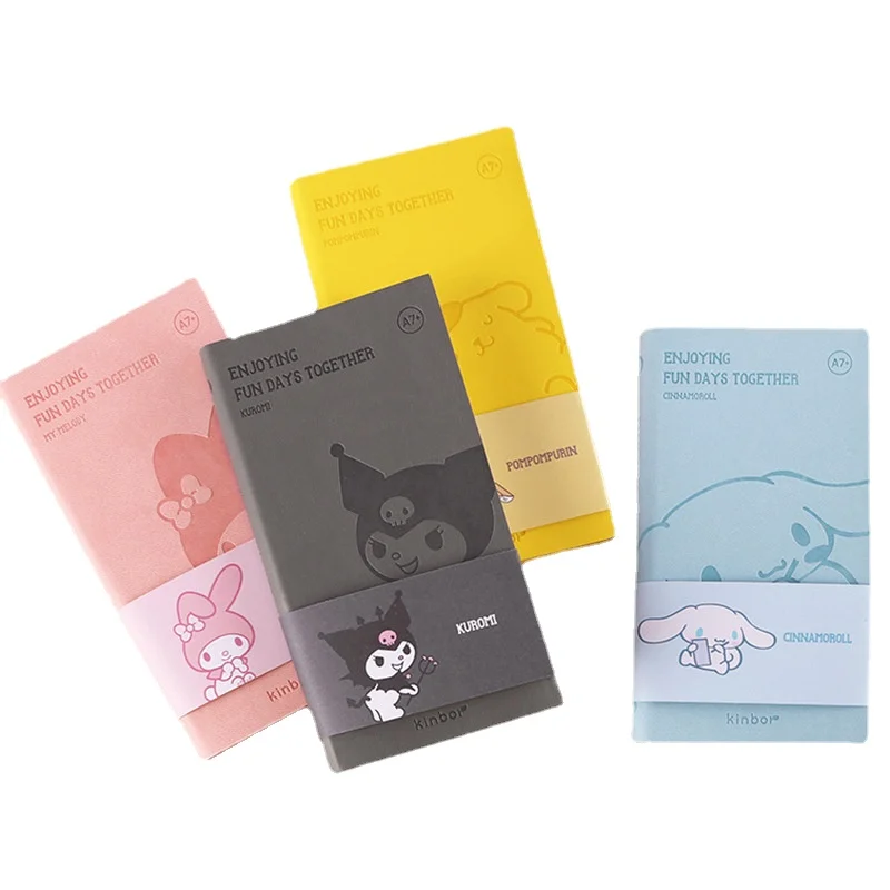 

A7 Anime Sanrio Pudding Dog Melody Kuromimi with Cartoon Cute Kawaii Portable Notebook Convenient Toy Collection Hobby Gift