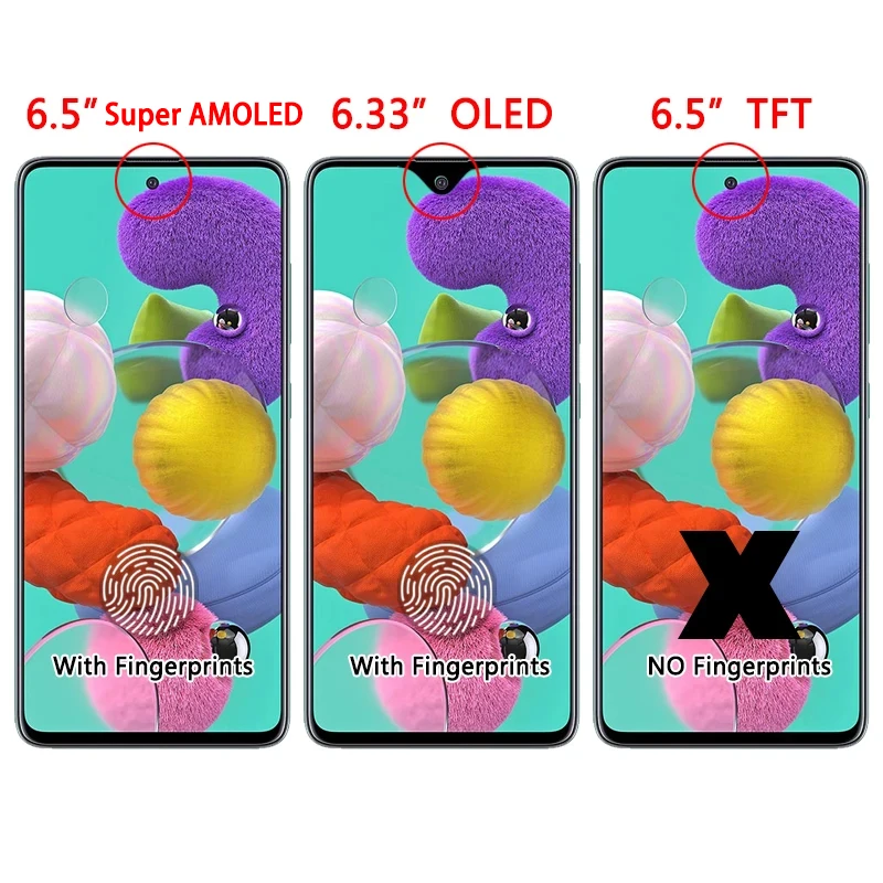 LCD Display Screen For Samsung A51 A515 A515F/DS A515FD