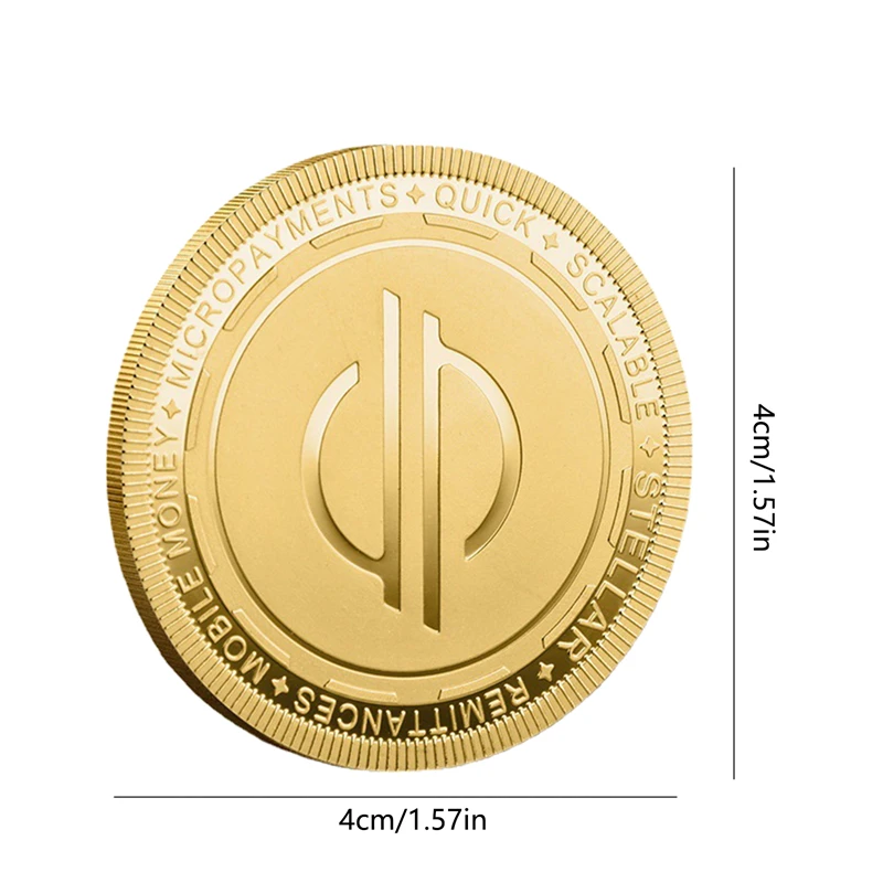 Creative Digital Cryptocurrency Commemorative Metal Coin Collectible