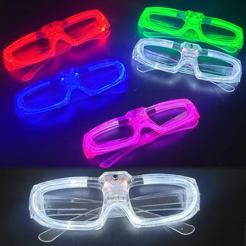 5/10/20/30/40/50 Pcs LED Flashing Glow In The Dark Party Sunglasses Glasses Birthday Wedding Supply