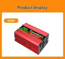  Inverter 12v 220v 600w 1500w 2600w 3000w with voltage display for household Modified Sine Wave Universal Socket 