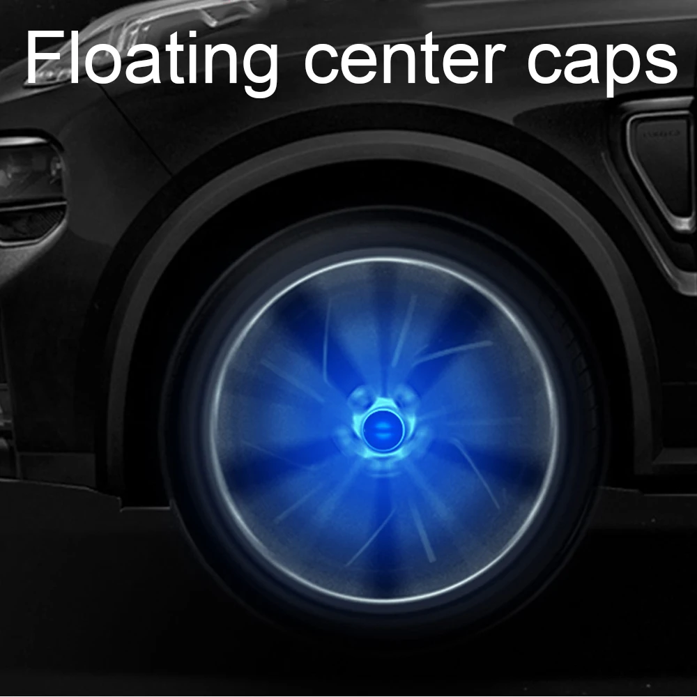 Led floating car wheel caps deals