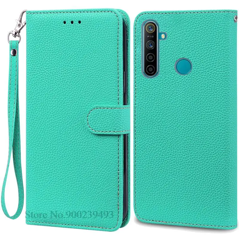 Leather Flip Wallet Phone Case - Premium Protective Back Cover