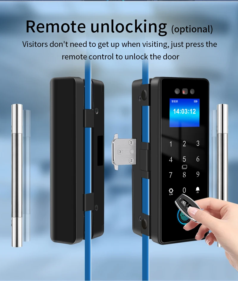 3D Face Recognition Smart Lock Tuya APP WIFI Infrared Sensor Biometric Electroni