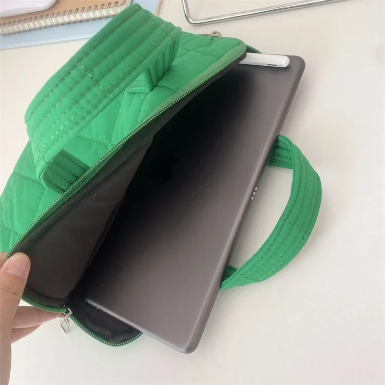 Laptop Tablet Bolsa Case 11 13.314 15.6 Polegada Bolsa Macio Notebook para Macbook Air Pro 13 15 Bolsa de Ombro do Computador Pasta - Imagem 6