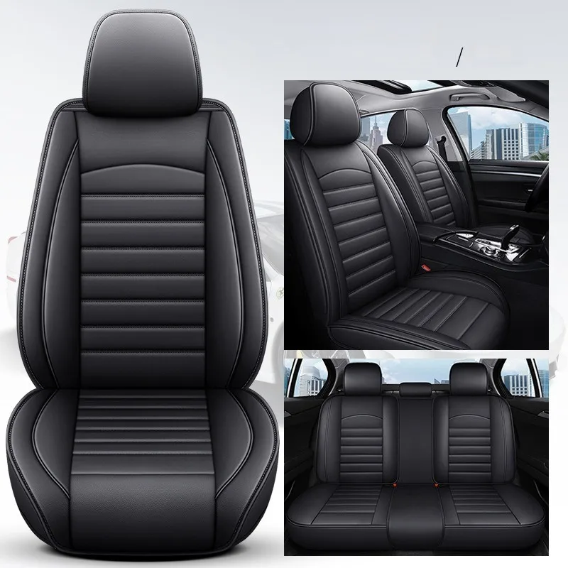 

All Inclusive Car Leather Seat Cover For Volkswagen POLO Quest Tiguan Jetta Golf Lavida Sagitar Civic Auto Accessories Protector