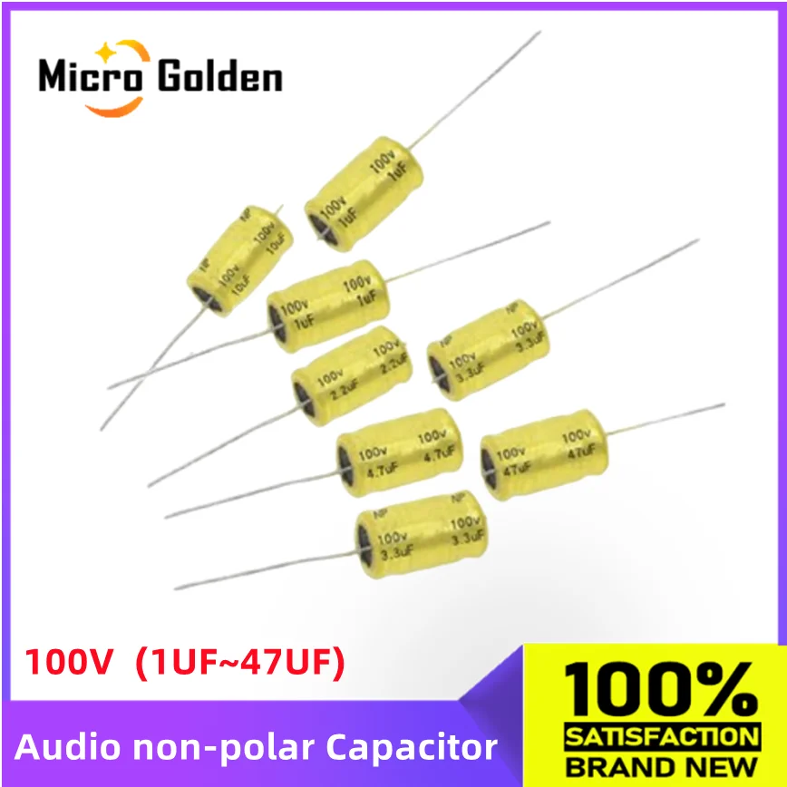 10pcs-new-100v-audio-electrolytic-capacitor-non-polar-frequency-divider