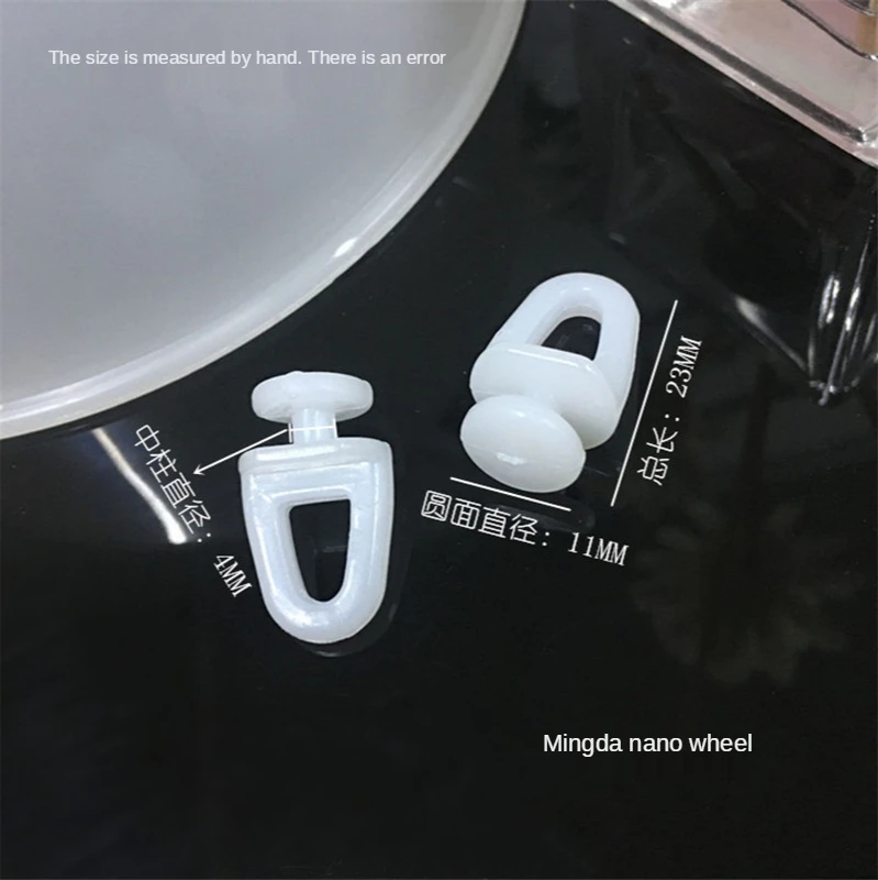 30pcs 흰색 플라스틱 레일 커튼 컨베이어 후크 롤러 홈 커튼 행거 HHooks 액세서리 커튼 Tieback 후크