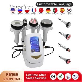 4/3IN1 Vacuum Ultrasonic Cavitation Radio Frequency Massage Lose Weight Slimming And Shaping Firming Skin Burn Fat Tender Skin 1