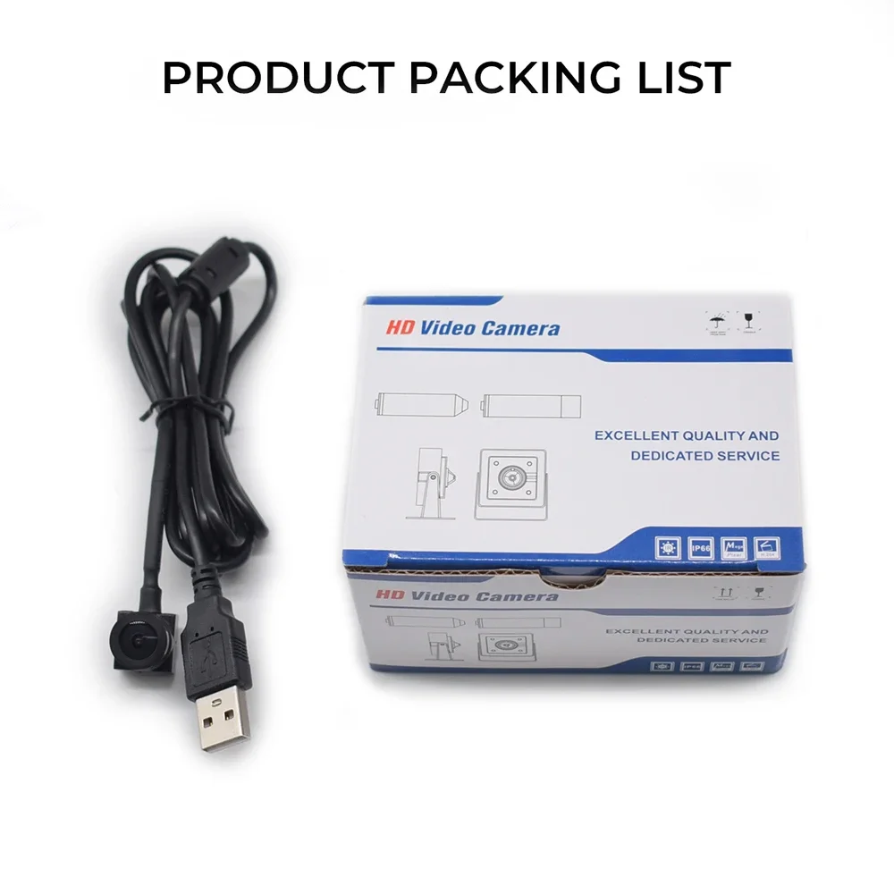 2MP Webcam Mini USB Camera with 2.8/3.7mm Lens Full HD 1080P Webcam for PC Mini Camera CCTV Outdoor Camcorder Security Video Cam