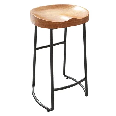 

Скандинавский домашний барный стул из массива дерева, приборная панель для кофе, отдыха, ресторана, железная искусство, искусственные стулья для кухни
