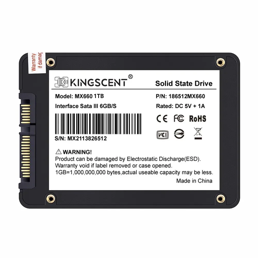 Kingscent Ssd 1tb 512gb 2.5" Sata3 Hard Drive Disk 128gb 256gb Hdd Ssd  Internal Solid State Drive For Desktop Laptop Pc Notebook - Solid State  Drives - AliExpress