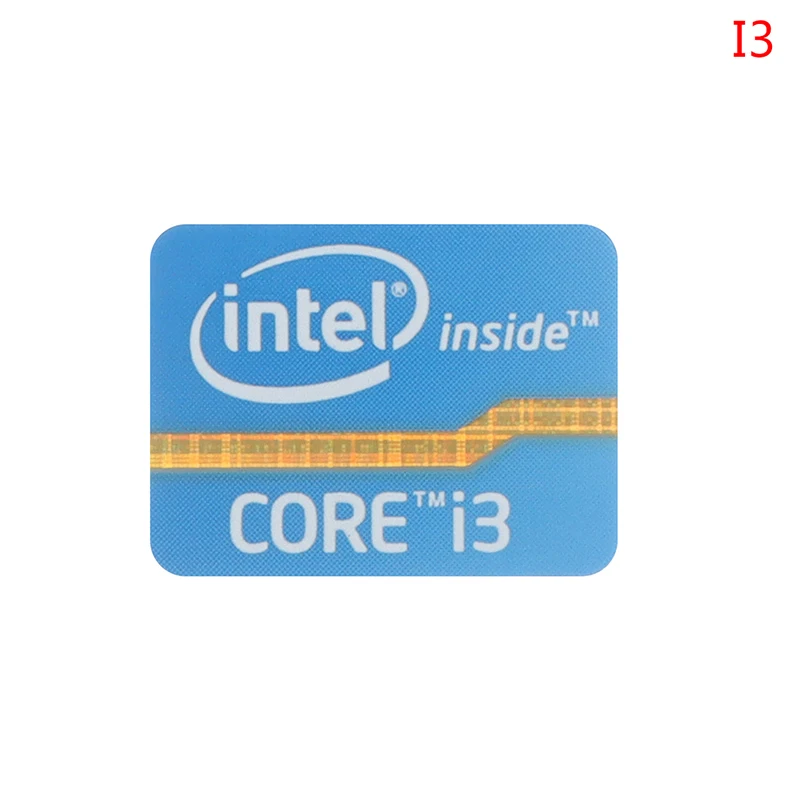 第4世代の第4世代Intel Core i3/i5/i7のロゴ付きミニステッカー