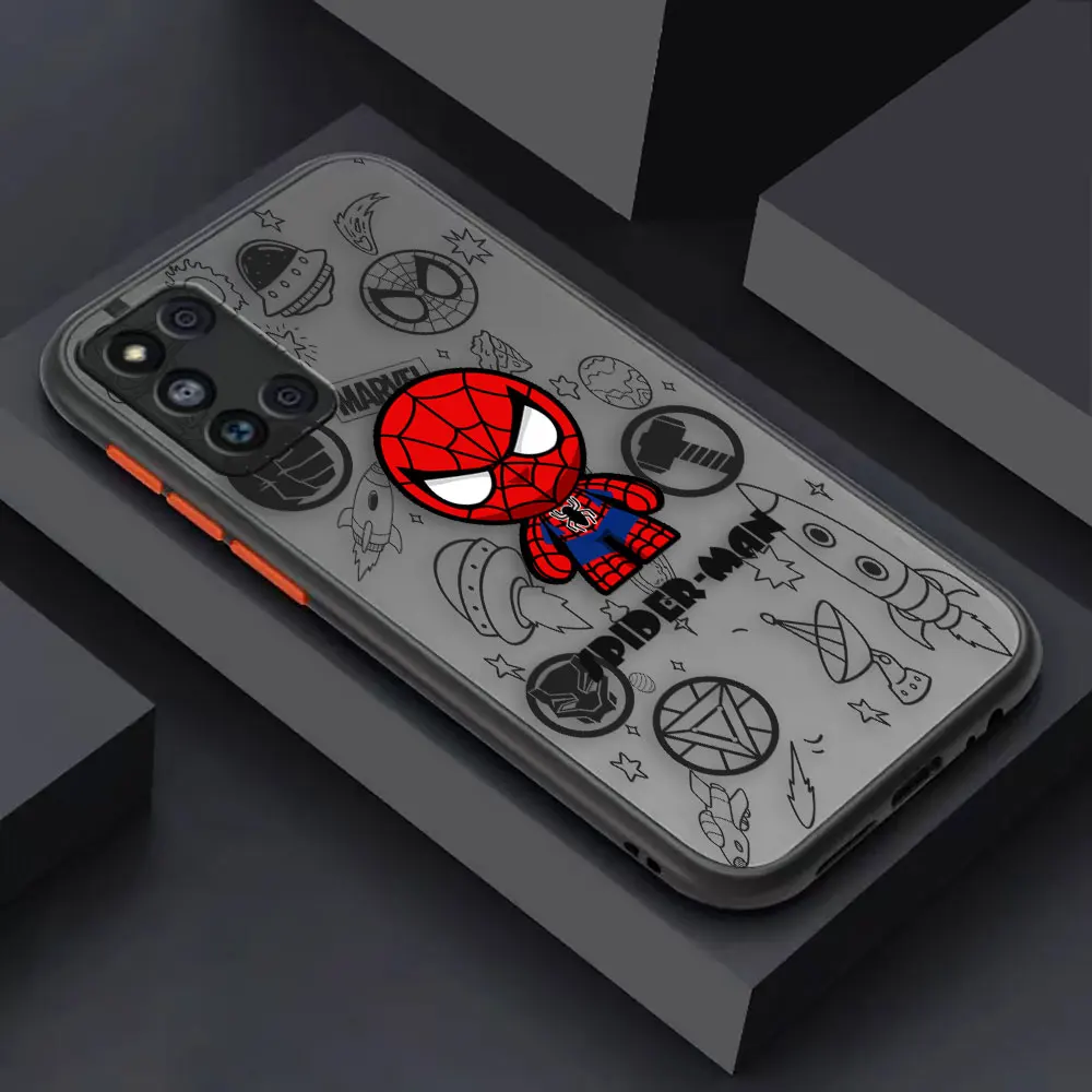 thumbnail image 1 of Matte Case for Samsung Galaxy M62 M53 M52 M51 M33 M32 M31 M30S M23 5G J8 J7 J6 J5 Case Funda Coque Marvel Avengers Heroes Space, 1 of 5