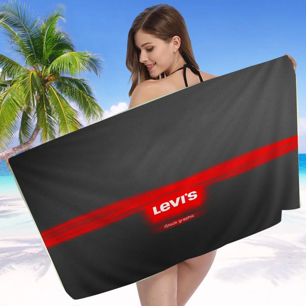 L-Levis Cartoon Beach Towel Cute Kawaii Room Decor Bath Girls Children Hand Towels For Bathroom Shower 5