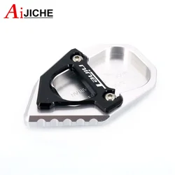Motorcycle Kickstand Extension Pad Support Plate (Silver)