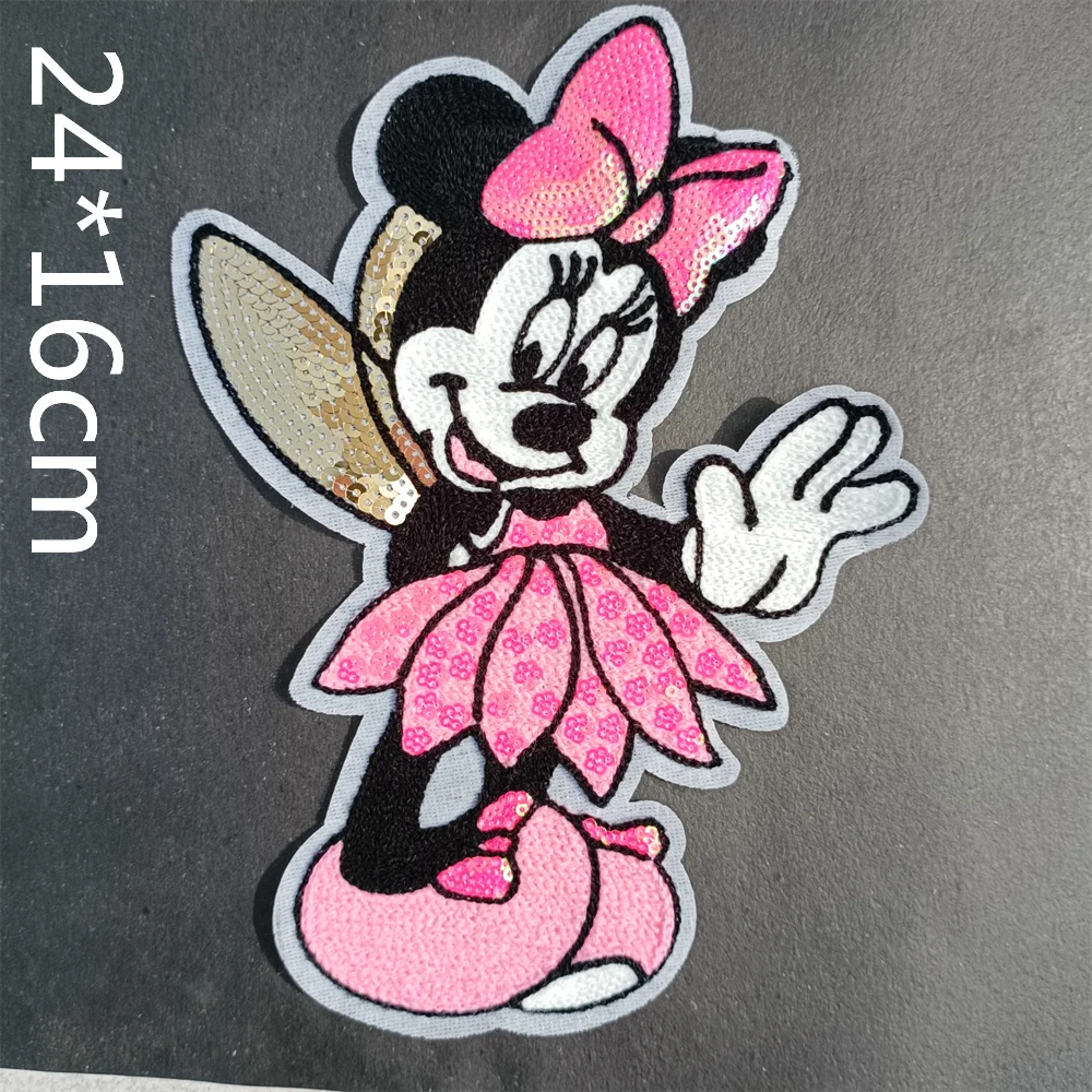 Minnie Mouse Embroidered Patch