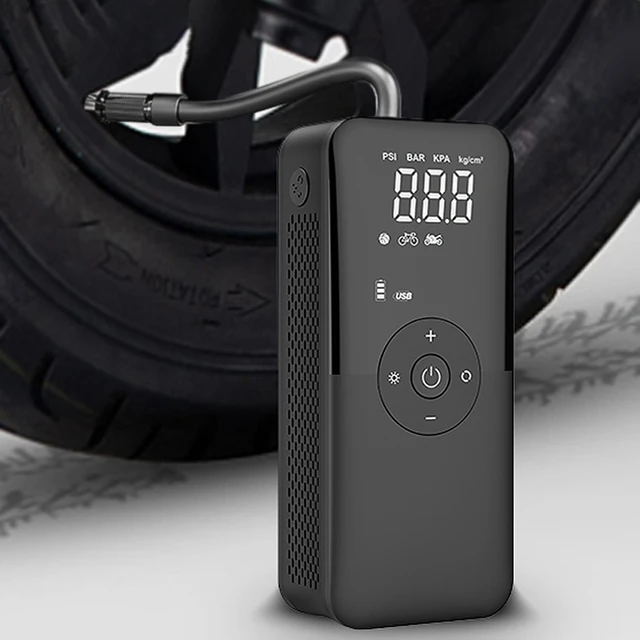  Tire Inflator Portable Air Compressor-Upgrade 20000 mAh Air  Pump for Car -150 PSI Electric Tire Inflation-Cordless Tire Pump with  Pressure Gauge Emergency Light for Motor, Bike, Ball, Black : Everything  Else