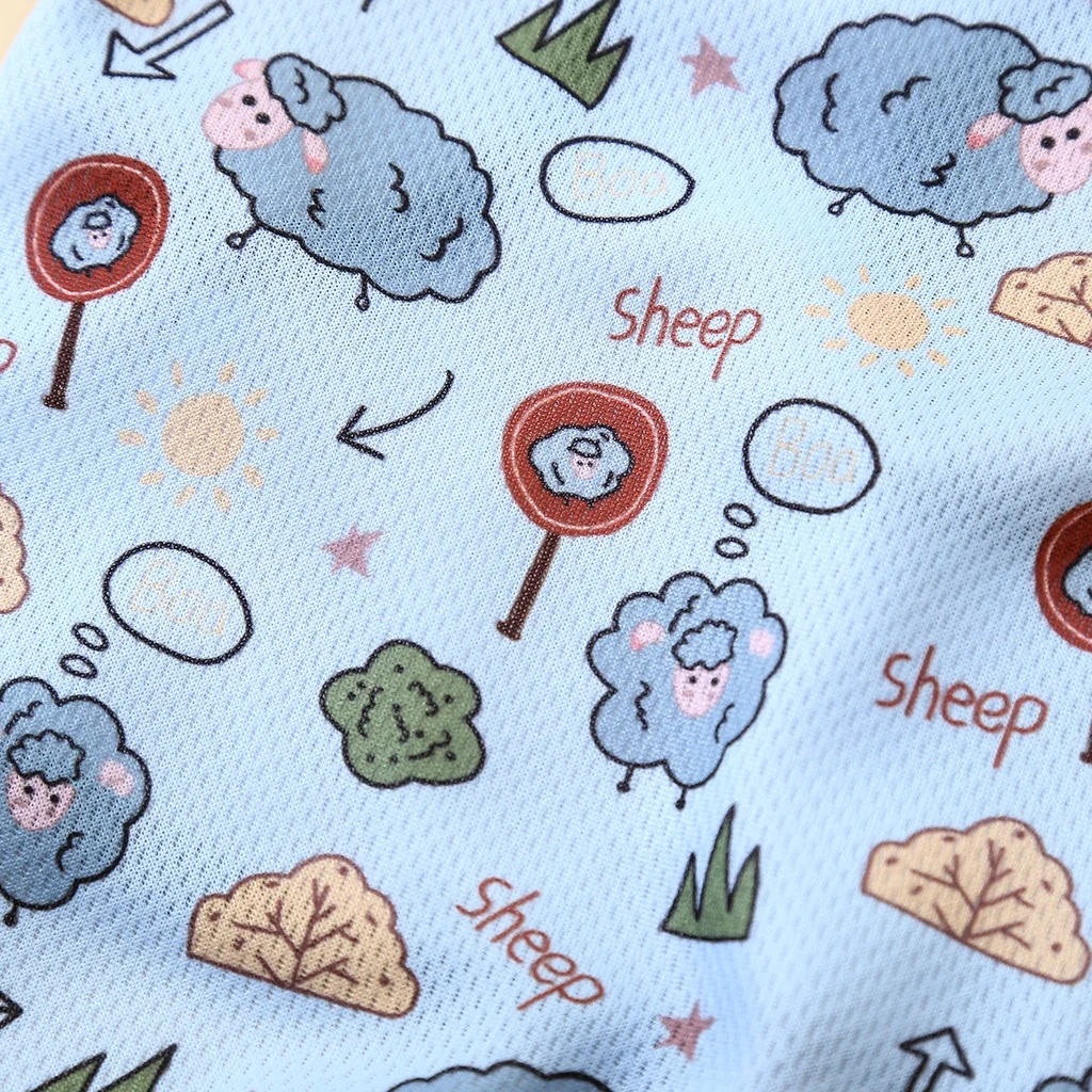 Cartoon Cute Pet Dog Costume Print Dog Sweatshirt Breathable Chihuahua Teddy Tank Top XS-2XL dog clothes