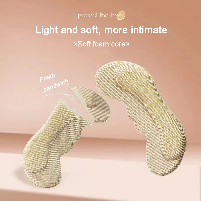 Heels Protector Adjust Size High Heel Sticker Pad Liner Grips Pain Relief Foot Care Insert Women Insoles for Shoes Accessories shoe insoles heel patch insole heel protector heel protector pads heel insoles shoe repair stickers heel cushion insole heel cushion protector heel protector patches heel grips
