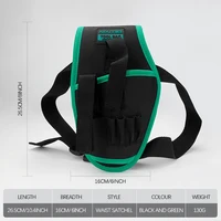 AIRAJ 6Inch Waist Pack Tactical Electrician Multifunctional Pocket Oxford Cloth Waist Kit  Wrench Screwdriver Repair Tool Bag 2
