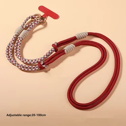 Versatile Mobile Phone Lanyard with Secure Clip and Anti - Loss Features - Polyester / Nylon (Color d)