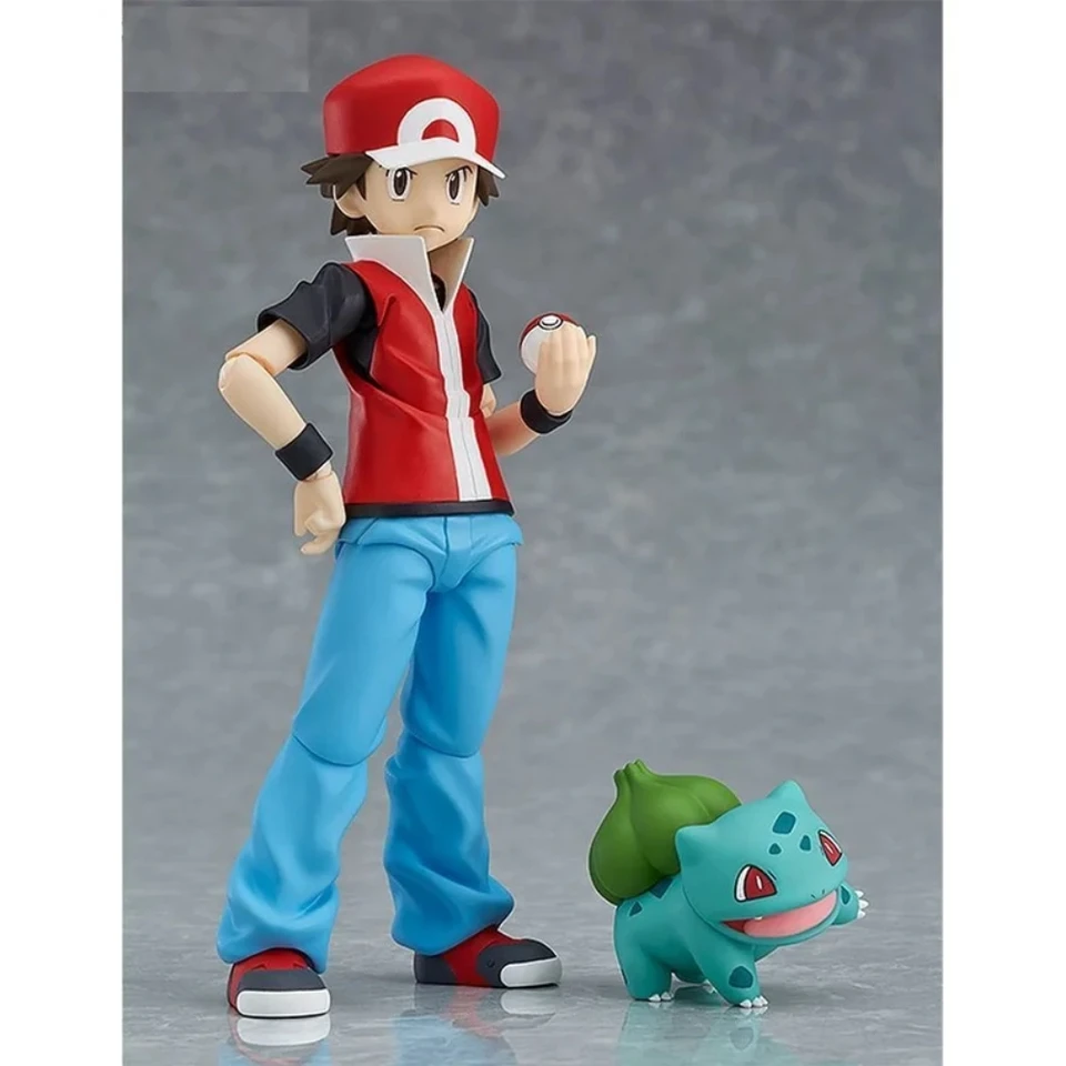 100% Original Figma 356 Pocket Monsters Pokemon Red Ash Ketchum