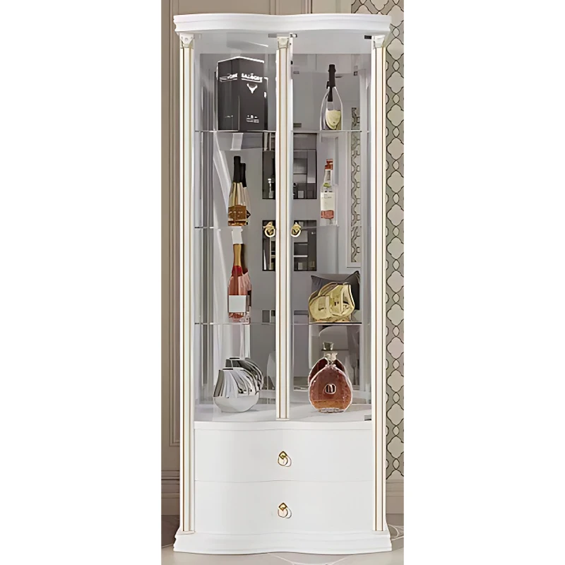Audrey Luxury Modern Simple Shown Display Wine Bar Cabinet Storage Wine Cabinet