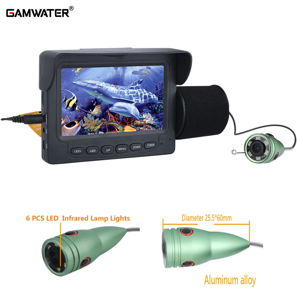 10'' LCD 20M Angeln Kamera Unterwasserfischen kamera Fischfinder wasserdichte 