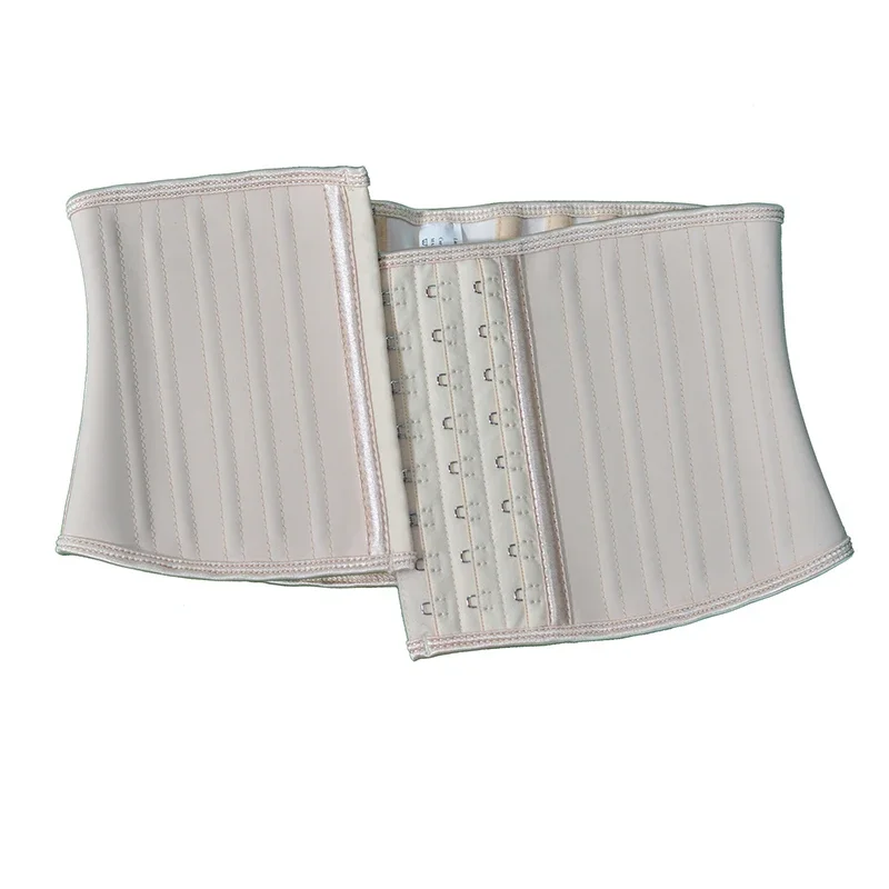 7 inch Latex Waist Trainer Corset for Women 25 Steel Bone Underbust Corsets and Bustiers Slimming Body Shapers Short Torso Fajas