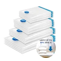 6 Pack Vacuum Storage Bags  Space Saver Bags Vacuum Sealer Bags for Clothes Comforters Blankets Bedding Home Travel Organizer 1