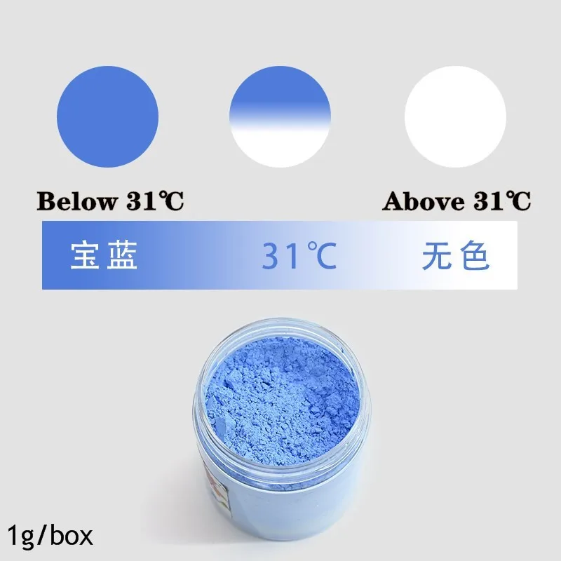 Nail Powder Nail Glitter Nail Pigment Nail Decoration Nail Decorations 12colors 31℃ Temperature Color Change Nail Powder Nail Glitter Powder Pigment Manicure Tips Decoration