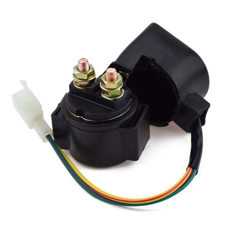 

GY6 Engine 125cc Starter Solenoid Relay Fits 4-stroke 125 cc ATV Dirt Bikes Scooters Go Kart Dne Buggys Quad 4 Wheelers