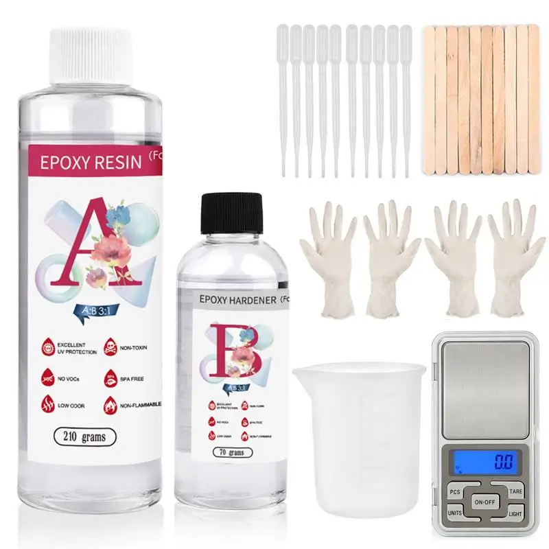 31 AB Epoxy Resin Glue Kits Crystal Clear High Adhesive Glue For DIY