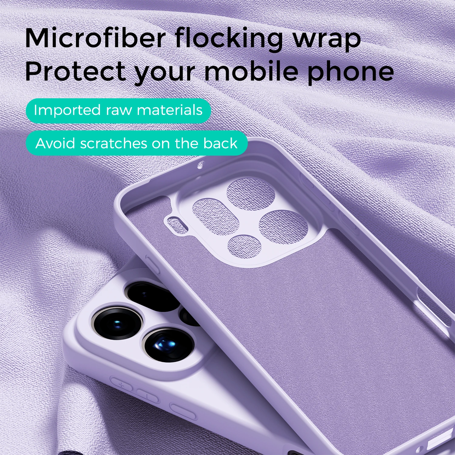 Magnetic Liquid Silicone Case with Full Camera Protection and Soft TPU Cover