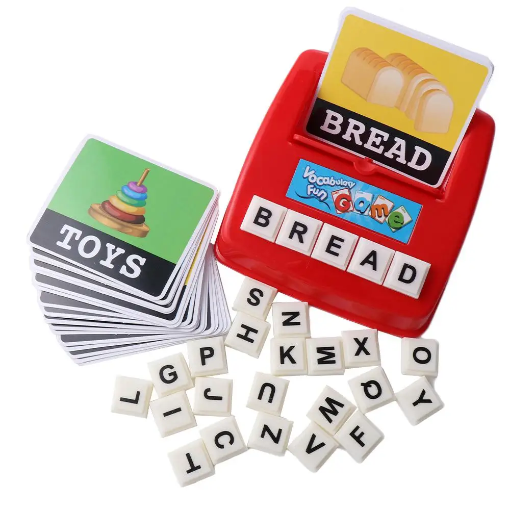 

Educational Spelling Game Reading English Sight Words Match Game English Alphabet Matching Letter Game Wooden Letters Card