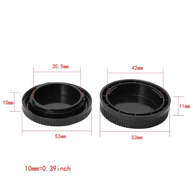 Front Body Cap & Rear Lens Cap Replacement for OLYMPUS for panasonic