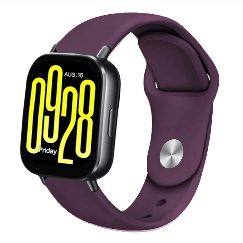 Comfortable 22mm Soft Silicone Strap - Replaceable Wristband for Smartwatches