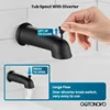 2025   Bathroom Shower Head Kit High    Spray Shower Trim Kit Valve Included Shower Head and Handle Set Matte Black 4