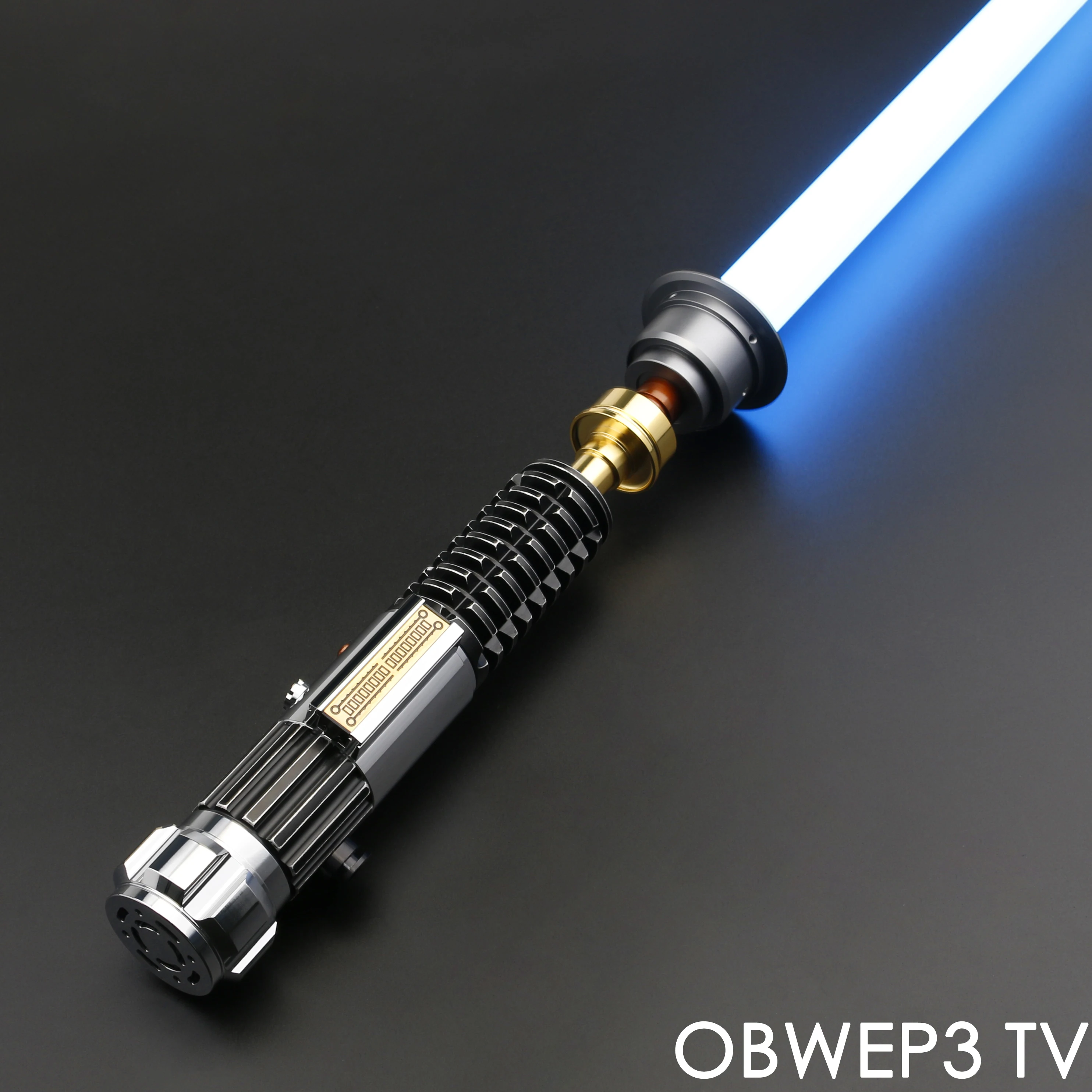 CrucQSAtextures-Sabre laser OBI Wan EP1 EP3 Neo Pixel SNV4 Proffie Smooth Swing Metal Cosplay, JEDI Skywalker Laser Sword Toys