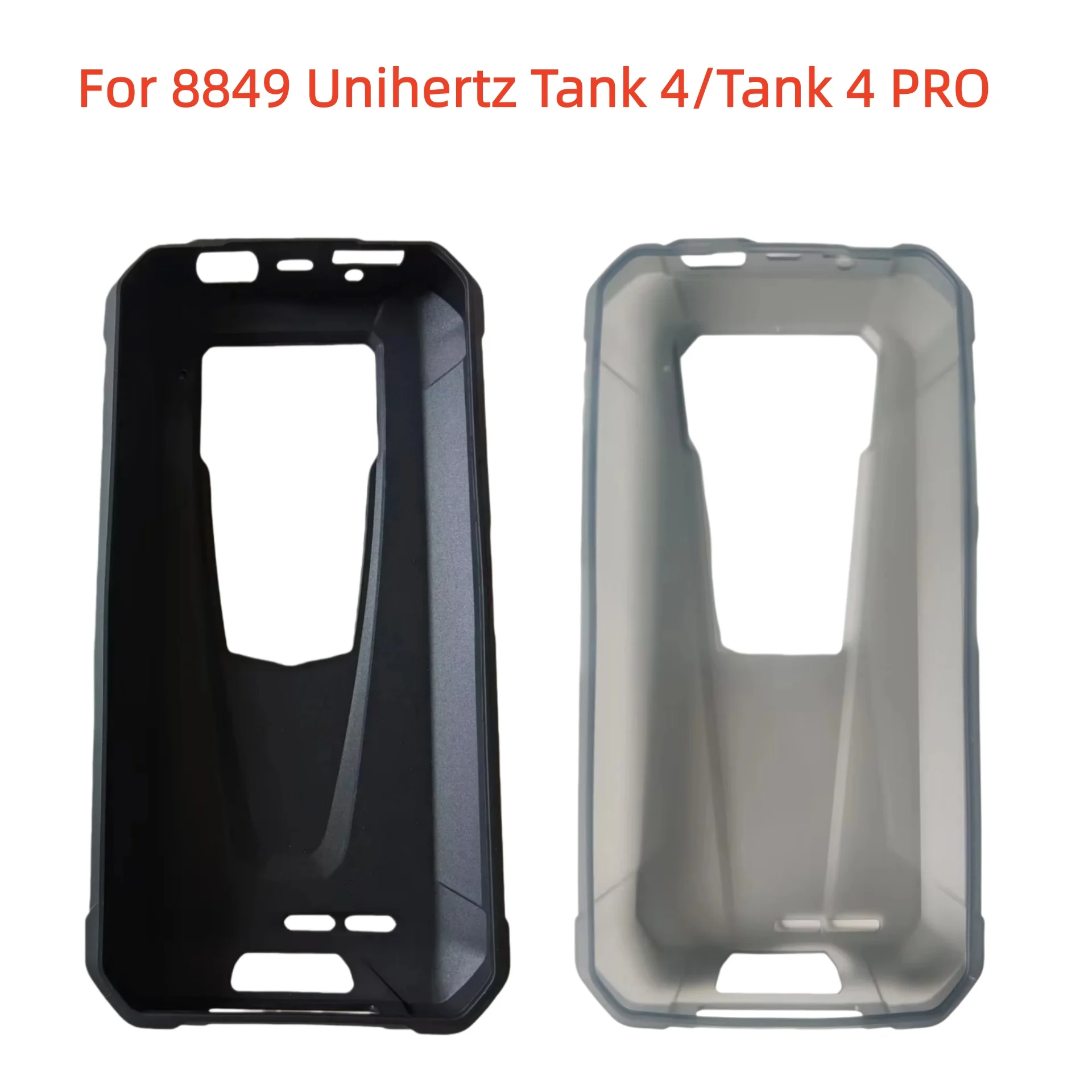 Premium Silicone Gel Phone Case - Soft Black Cover