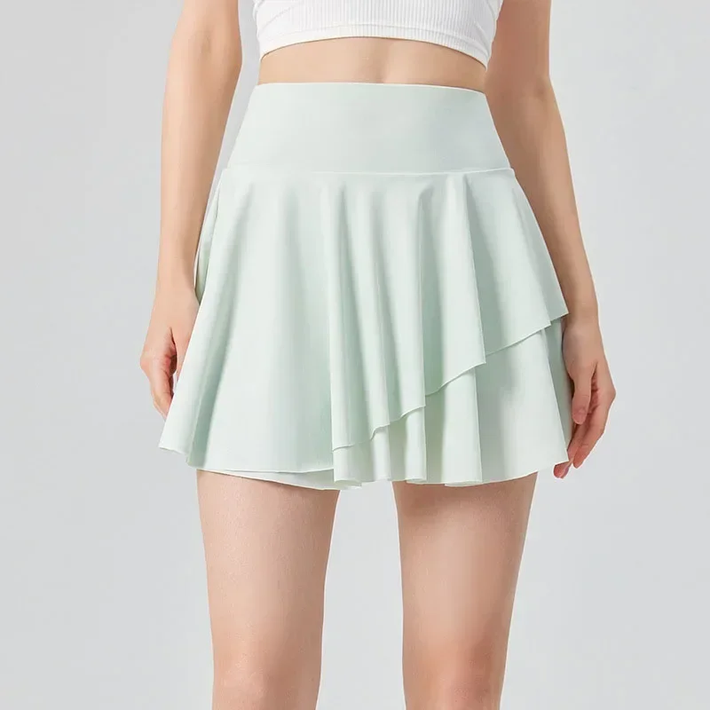 Refreshing Tennis Skirt Women Sun Protection High-waisted Sun Block Pleated Golf Bottom female mini skirts,sports skirts,women maxi skirts