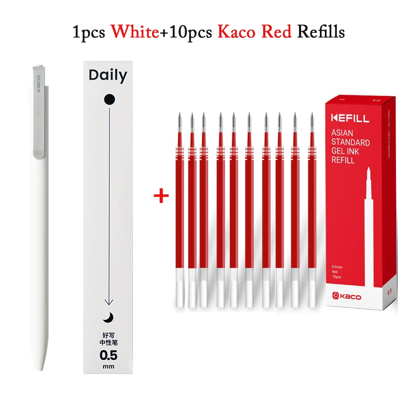 1White 10Kaco Red