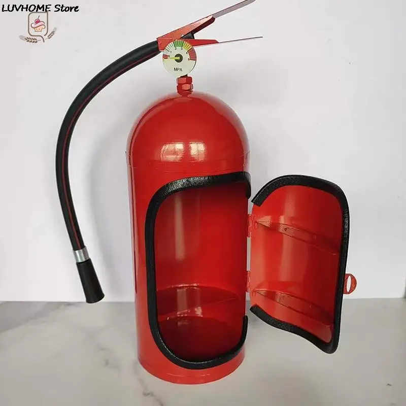 Mini Bar Wine Cabinet Fire Extinguisher Shape Wine Cabinet Storage  Decoration images - 6