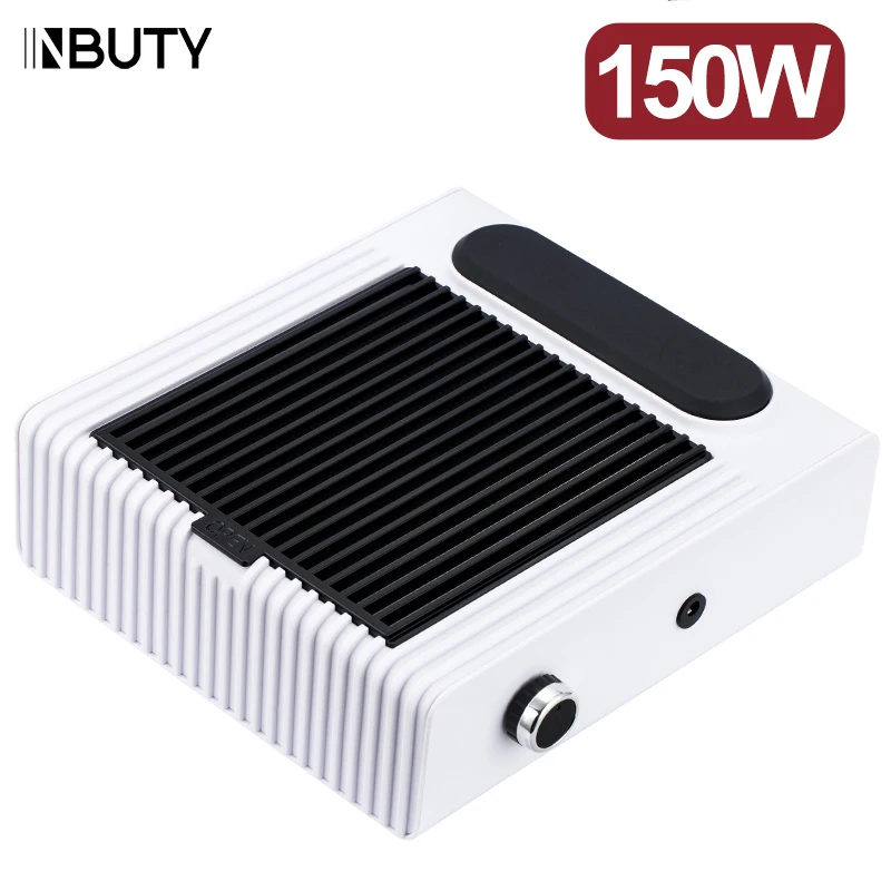 

INBUTY Nail Dust Collector 150W Professional Desk Nail Vacuum Cleaner Low Noise Replacement Filter for Nail Salon Equipment
