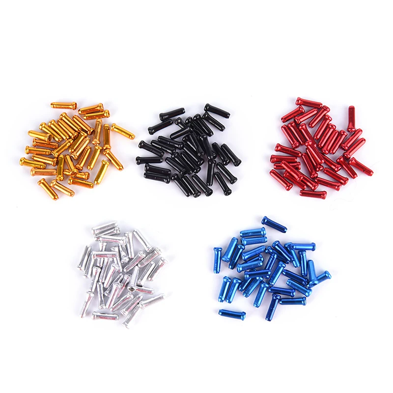 Description Picture 2 of item50PCS Bicycle Brake Shifter Cable End Caps Brake Line Derailleur Shift Wire End Caps Tips Crimps MTB Bike Bicycle Accessories