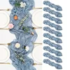 10PCS Gauze Table Runner Wedding Semi-Sheer Vintage Cheesecloth Dining Party Christmas Banquet Arches Cake Wholesale Table Decor 2